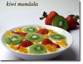 10-Minute Kiwi Mandala